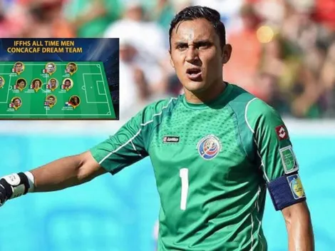 ¡Keylor Navas afuera del once histórico de Concacaf!