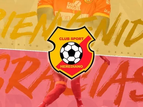 Herediano reporta una baja y un nuevo fichaje