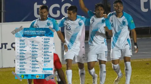 La lista de convocados de Guatemala para las Eliminatorias Concacaf