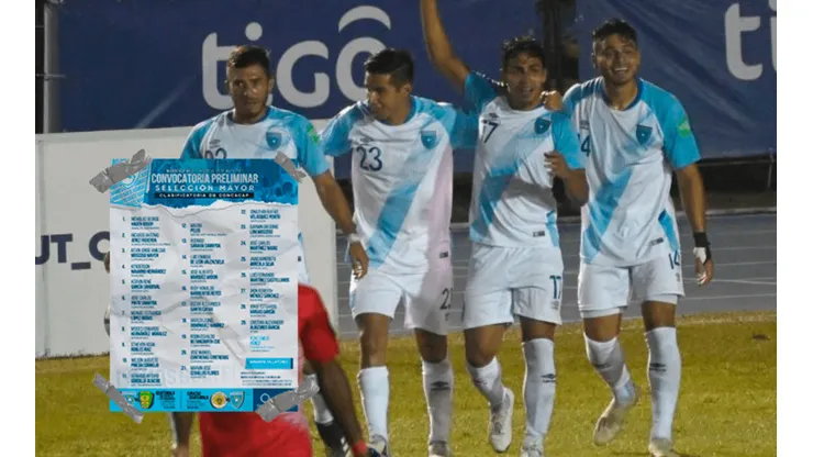 La lista de convocados de Guatemala para las Eliminatorias Concacaf