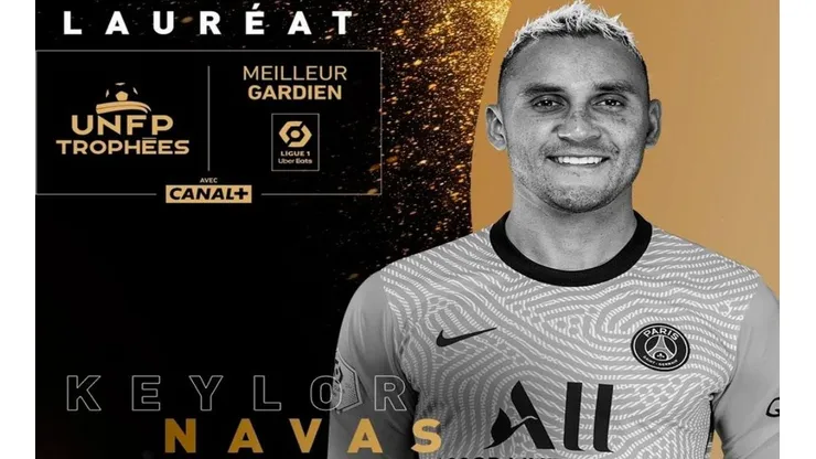 Keylor Navas es elegido el mejor portero de la Ligue 1 de Francia