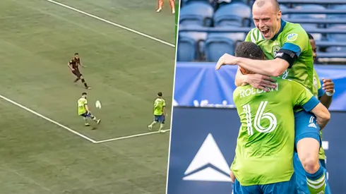 Roldán metió una gran asistencia para el 2-0 de Seattle Sounders