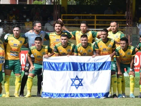 Guastatoya es sancionado por salir con una bandera de Israel