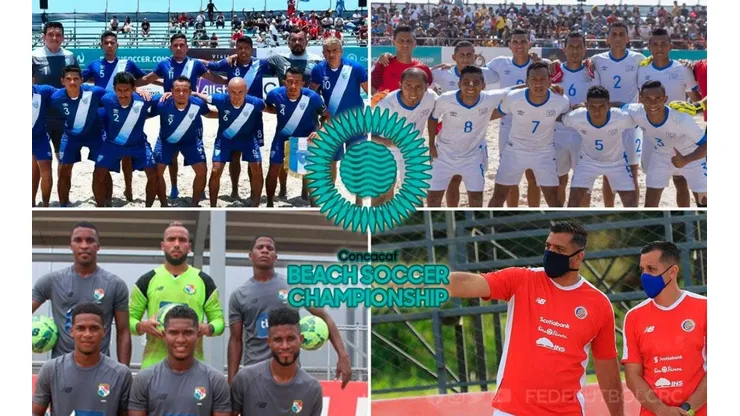 Eliminatorias Concacaf al Mundial de Fútbol Playa: las listas finales de los participantes