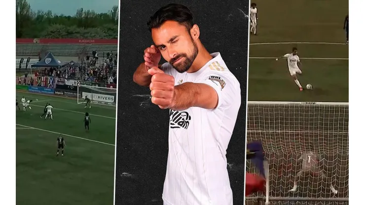 Joaquín Rivas marcó un doblete en la victoria del FC Tulsa