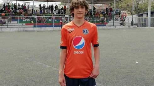 Mathias Vázquez juega de volante izquierda en las inferiores de Motagua
