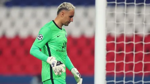 Keylor Navas fue sorprendido por el centro de Kevin De Bruyne