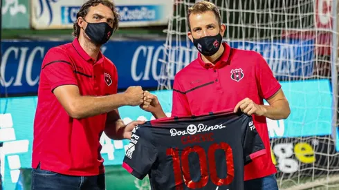 Carevic llegó a 100 partidos con Alajuelense