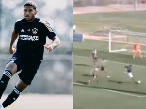 Golazo de Carlos Harvey con los Angeles Galaxy [VIDEO]