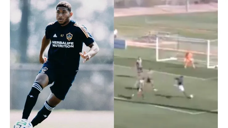 Golazo de Carlos Harvey con los Angeles Galaxy [VIDEO]