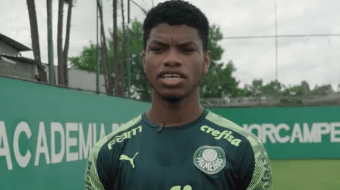 Newton Williams dio su primera entrevista como jugador del Palmeiras