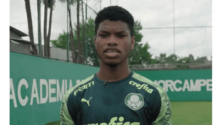 Newton Williams dio su primera entrevista como jugador del Palmeiras