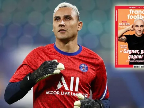 Navas es tapa de France Football