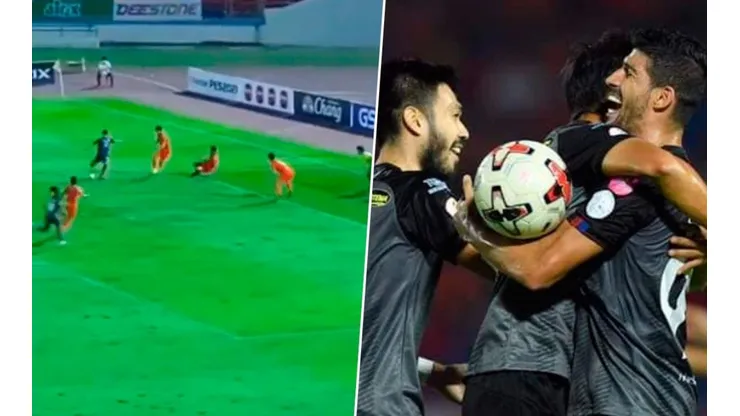 Nelson Bonilla marca un espectacular golazo para el Port FC de Tailandia