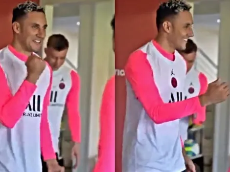 Keylor y Neymar también le dan al baile en el PSG