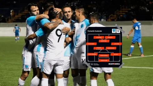 La probable formación de Guatemala ante Cuba