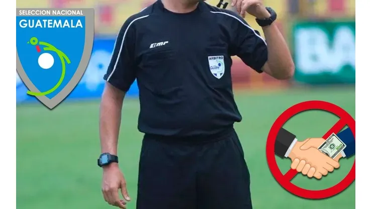Árbitro señala intento de soborno en fútbol de Guatemala
