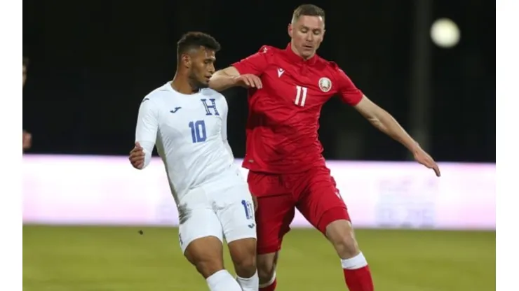 Honduras y Bielorrusia empataron 1-1 en amistoso jugado en Europa
