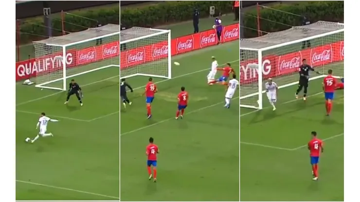 Costa Rica pierde al medio tiempo contra México