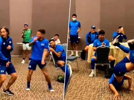 Los jugadores salvadoreños bailan en la previa al duelo con Honduras [VIDEO]