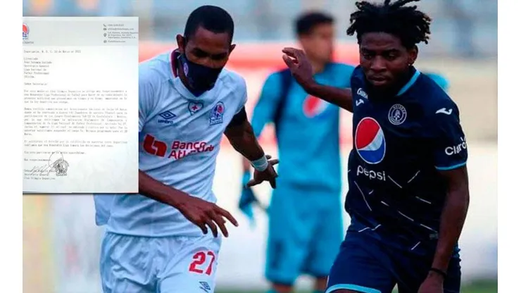 Olimpia solicitó suspender el clásico contra Motagua