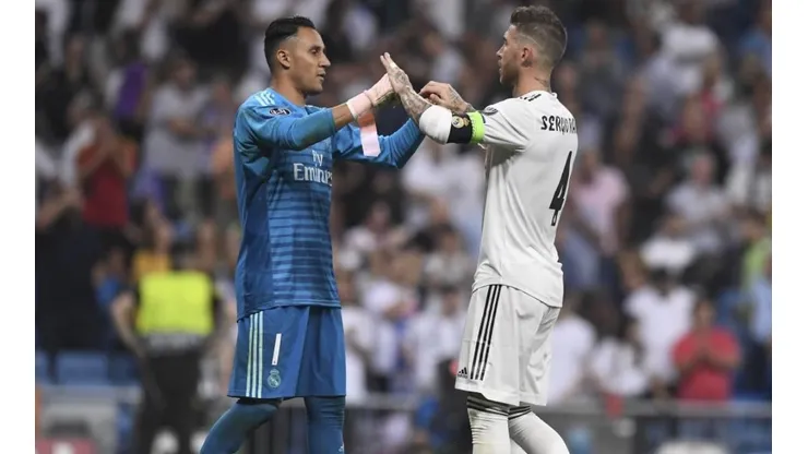 Sergio Ramos contó que celebró por la clasificación del PSG por Keylor Navas