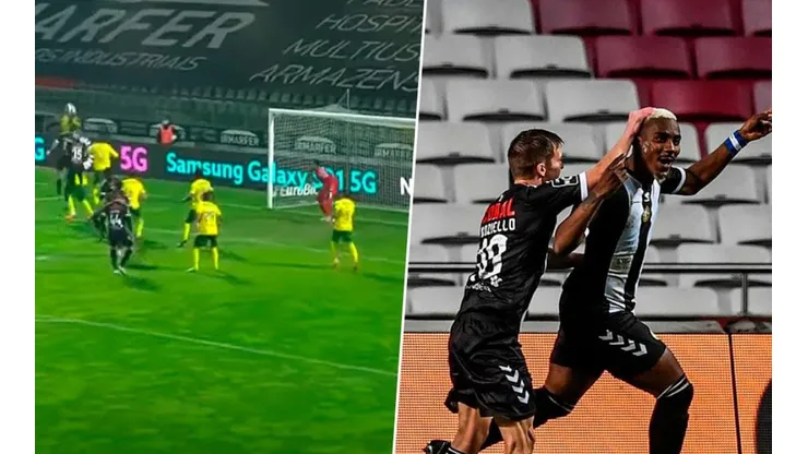 Bryan Róchez marca para Nacional de Portugal en la derrota 2-1 contra Pacos de Ferreira