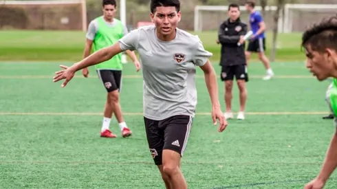 Danny Ríos: tiene 17 años, juega en Houston Dynamo y aceptó jugar para El Salvador