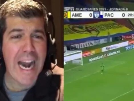 ¡Fernando Palomo y un gol de media cancha!