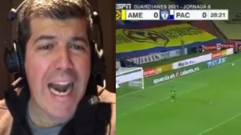 ¡Fernando Palomo y un gol de media cancha!