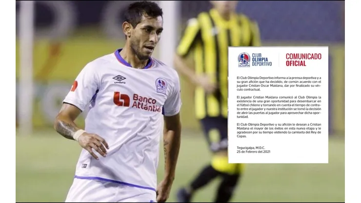 El Chaco Maidana se va del Olimpia