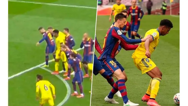 Choco Lozano es agredido por Lenglet durante el penal
