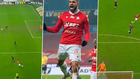 Felicio Brown marca el mejor gol de su carrera y le da la victoria al Wisla Cracovia de Polonia