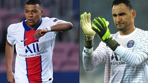 Keylor Navas llenó de elogios a Kylian Mbappé tras el partido ante Barcelona