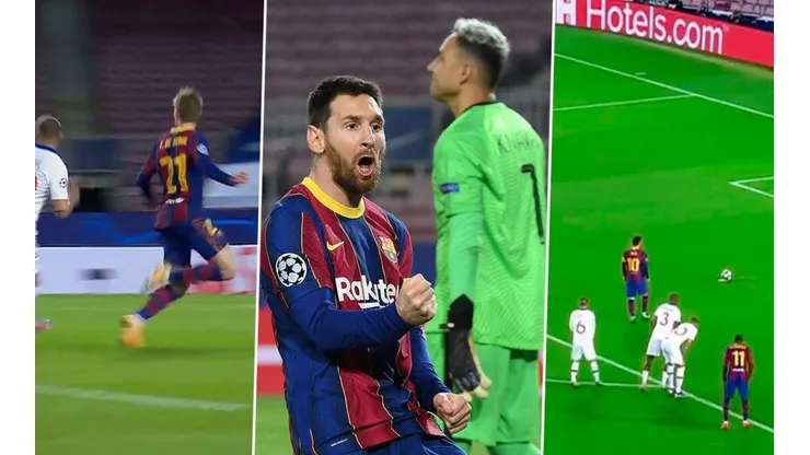 Keylor Navas recibe gol de Lionel Messi por Champions League con polémico penal