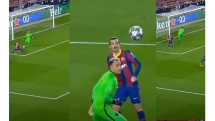 El "regalo" de Keylor Navas a Antoine Griezmann