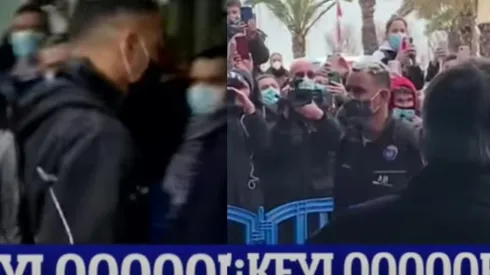 ¡Recibimiento especial para Keylor Navas en Barcelona!