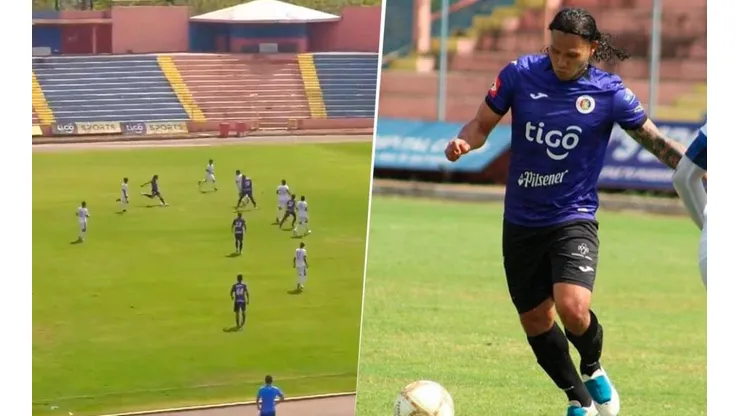 Gullit Peña marcó un gran gol en el amistoso ante la Sub 23