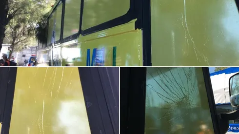 El bus de Guastatoya fue dañado por aficionados de Municipal