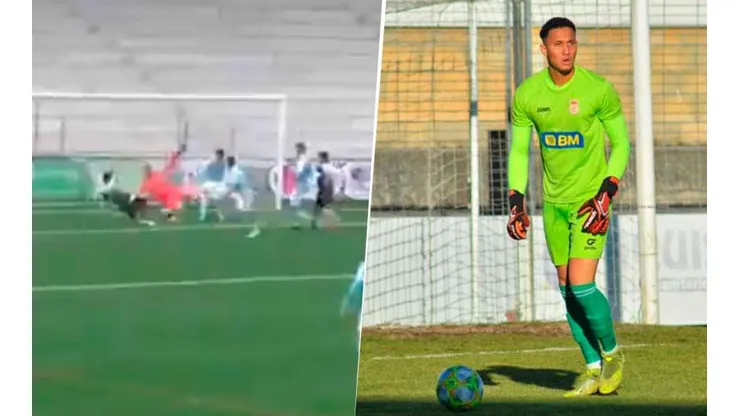 Patrick Sequeira realiza tapadas imposibles para el Celta B de España
