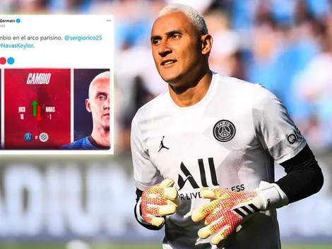 PSG 4-0 Montpellier: Keylor Navas fue sustituido en el entretiempo
