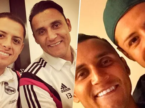 Chicharito envía saludos a su "hermano" Keylor Navas y a toda Costa Rica