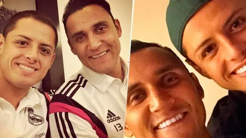 Chicharito envía saludos a su "hermano" Keylor Navas y a toda Costa Rica