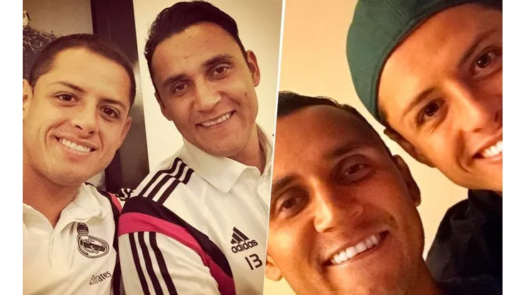 Chicharito envía saludos a su "hermano" Keylor Navas y a toda Costa Rica