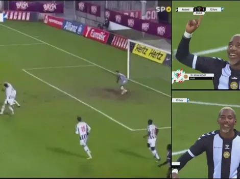 Bryan Rochez le anota golazo al Porto en la Copa de Portugal