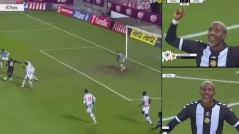 Bryan Rochez le anota golazo al Porto en la Copa de Portugal