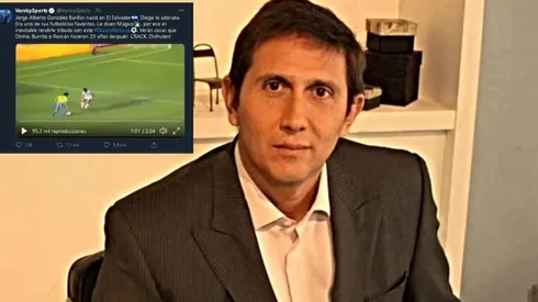 Juan Pablo Varsky rindió tributo al Mágico González