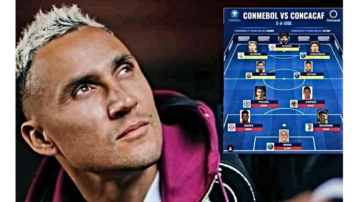 Keylor Navas entre los más costosos de Concacaf y Conmebol
