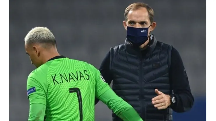 Keylor Navas se despidió de Thomas Tuchel tras su salida del Paris Saint Germain
