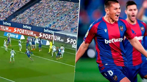 Óscar Duarte marca su primer tanto en esta temporada de La Liga